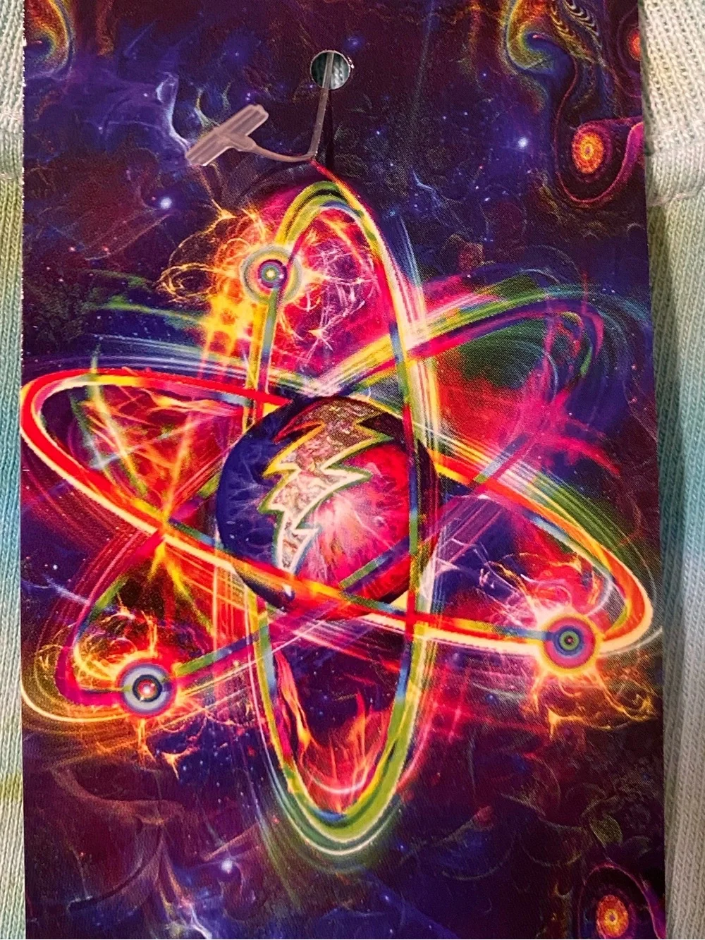 Vibrant Rainbow hand made Tie-Dye Beach Towel 100% cotton.